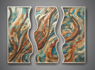 Looking Into The Deep Triptych